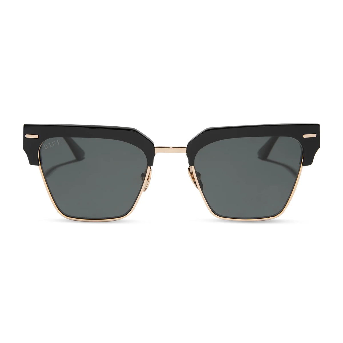 CAPRI - BLACK + GREY + POLARIZED SUNGLASSES