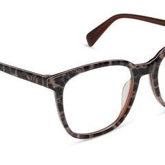 PARKER - LEOPARD TORTOISE + BLUE LIGHT GLASSES