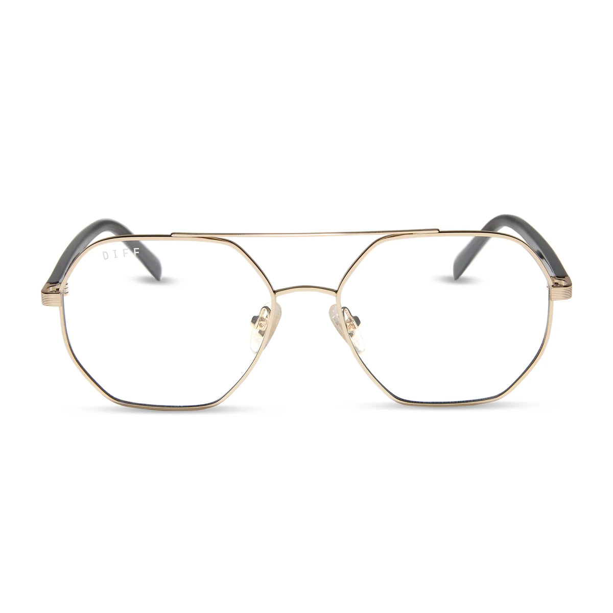 JOJO FLETCHER - JOELLE + GOLD + CHOCOLATE CRYSTAL + GLASSES