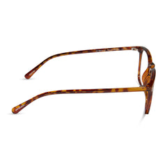 GRIFFIN - AMBER TORTOISE + BLUE LIGHT READERS