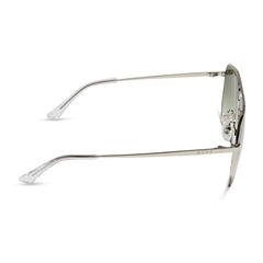 BERKELY - SILVER + COOL MATCHA GRADIENT SUNGLASSES