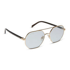 JOJO FLETCHER - JOELLE + GOLD + CHOCOLATE CRYSTAL + GREY TINT SUNGLASSES
