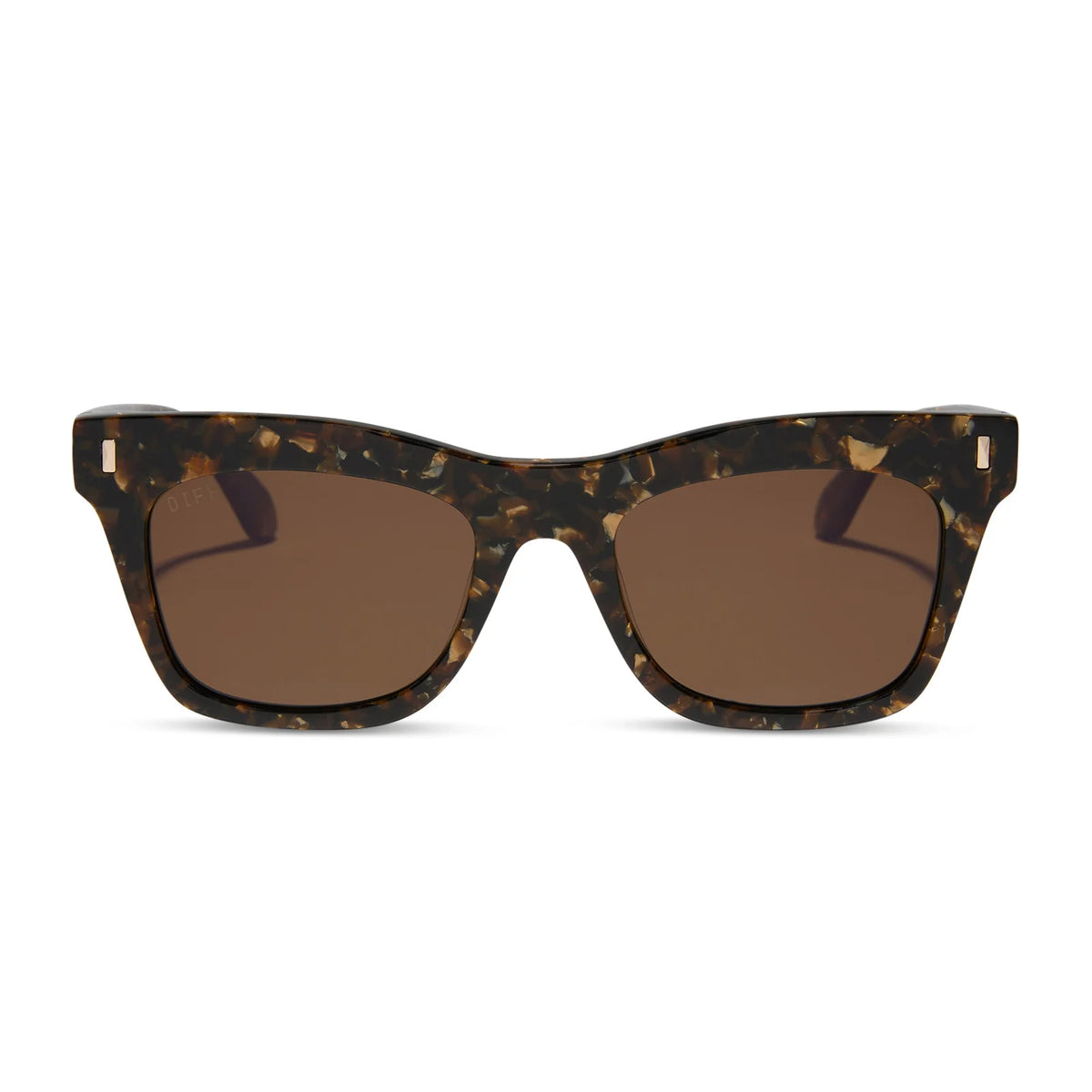 BRADLEY - GLITTER TORTOISE + BROWN + POLARIZED SUNGLASSES