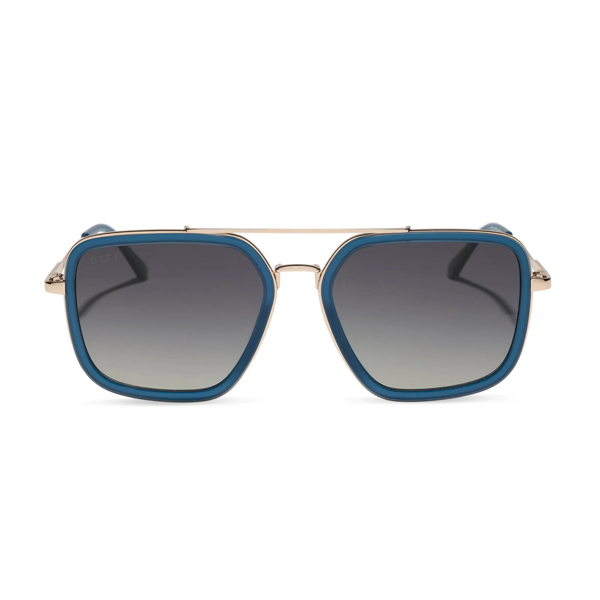 JORDAN - CLUBHOUSE BLUE + GOLD + GREY GRADIENT + POLARIZED SUNGLASSES