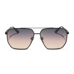 BERKELY - BLACK + TWILIGHT GRADIENT SUNGLASSES
