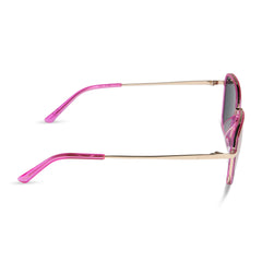 JENA SIMS - HOPE + HOT PINK + HOT PINK MIRROR SUNGLASSES