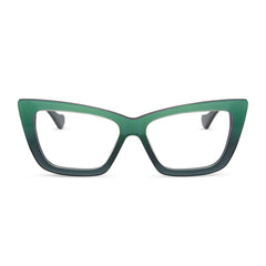 ELPHABA EMERALD - ENCHANTING EMERALD TO BLACK + GLASSES