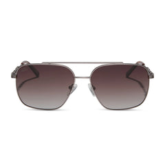 HAN SOLO™ 2.0 - BRUSHED DARK BLASTER GREY METAL + BROWN GRADIENT + POLARIZED SUNGLASSES