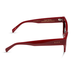 EMILY - RED + GREY + POLARIZED SUNGLASSES