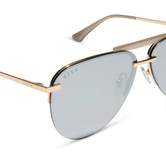 TAHOE - GOLD + SILVER CHROME MIRROR SUNGLASSES