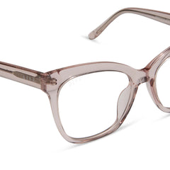 JESSIE JAMES DECKER - WINSTON + LIGHT PINK CRYSTAL + GLASSES