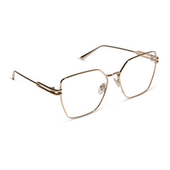 BONNIE - GOLD + GLASSES