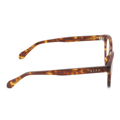 CARLY - AMBER TORTOISE + GLASSES