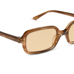 ASPYN OVARD - ELLE + TORTOISE + BROWN TINT SUNGLASSES