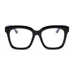 MEREDITH - BLACK + GLASSES
