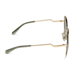 DONNA III - GOLD + COOL MATCHA GRADIENT + POLARIZED SUNGLASSES