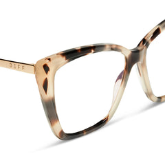 BECKY II - CREAM TORTOISE + GLASSES