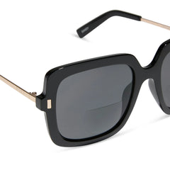 SANDY - BLACK + GREY SUNGLASS BIFOCAL READERS