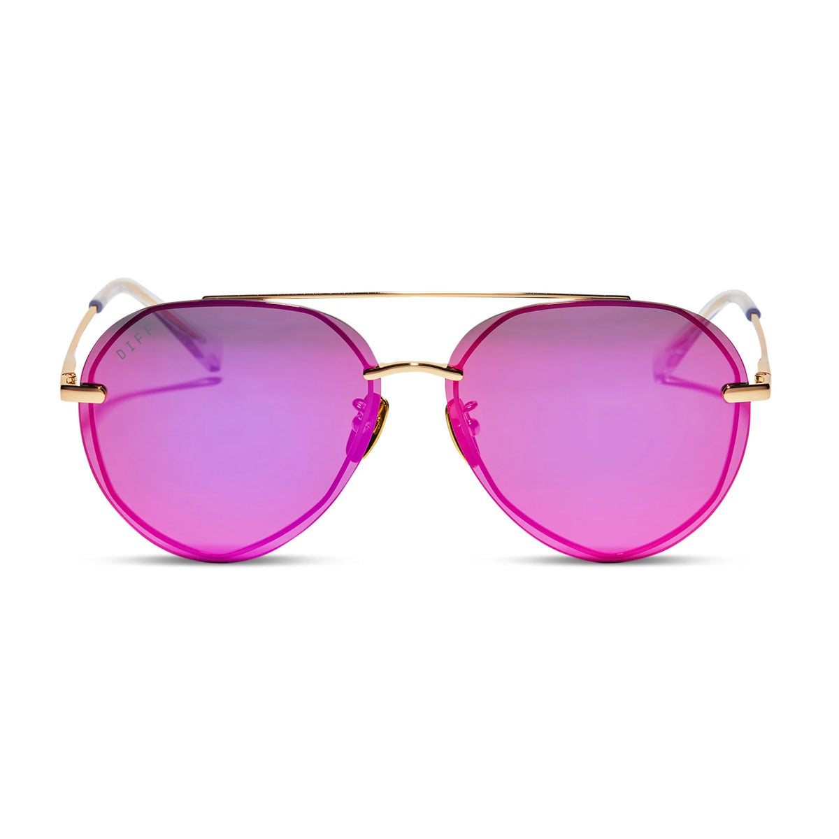 LENOX - GOLD + SUNSET MIRROR + POLARIZED SUNGLASSES