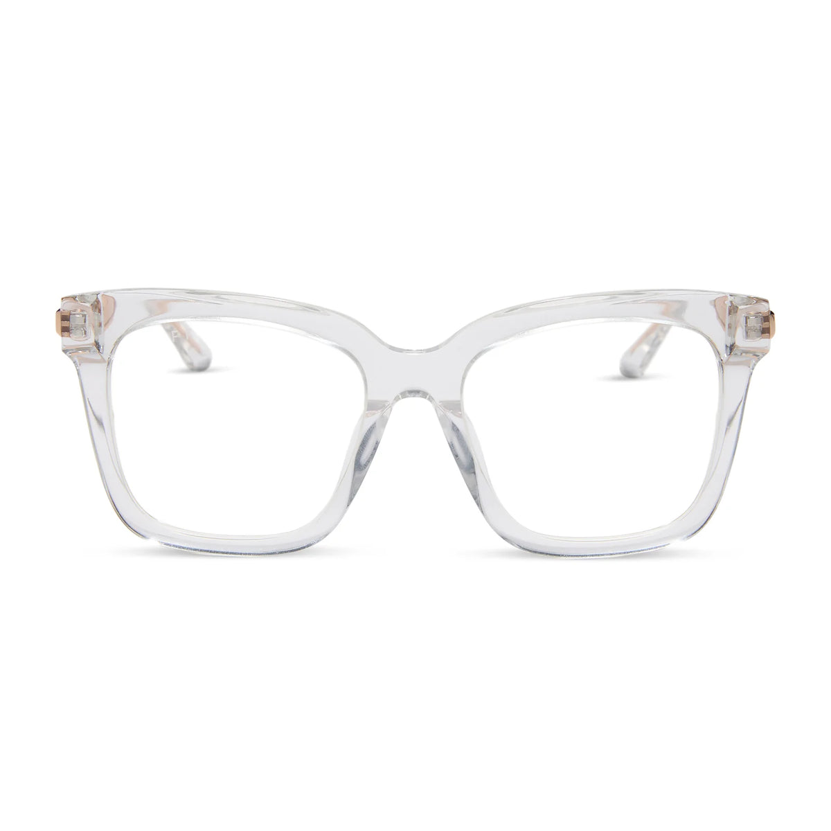 BELLA - CLEAR CRYSTAL + GOLD + GLASSES