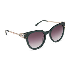 ANNA - RICH EMERALD + ROYAL PURPLE GRADIENT SUNGLASSES