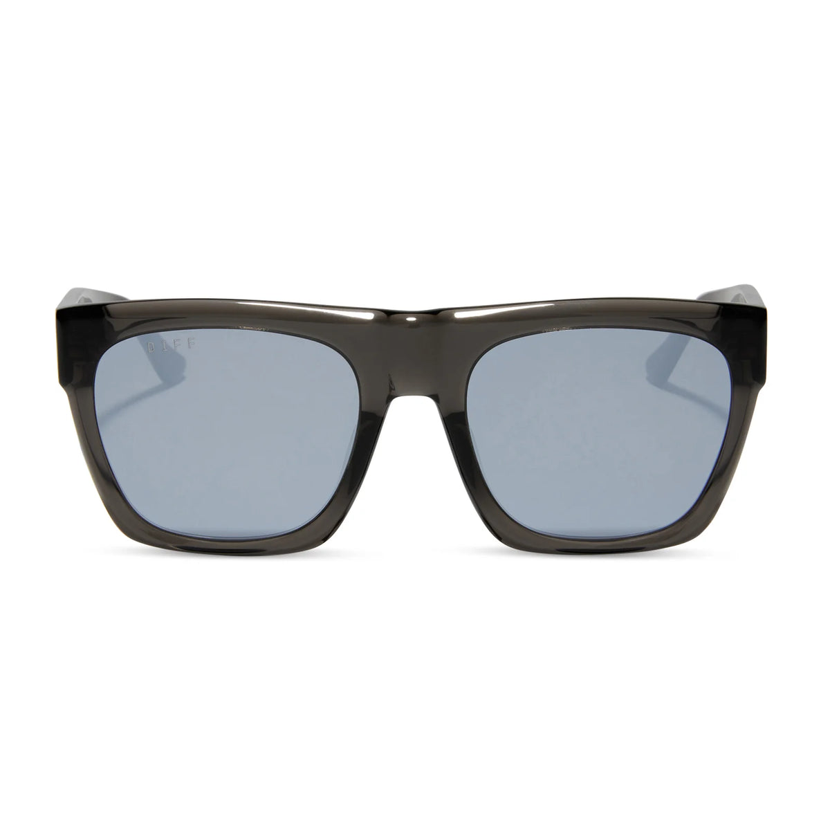 EASTON - BLACK SMOKE CRYSTAL + GREY MIRROR SUNGLASSES